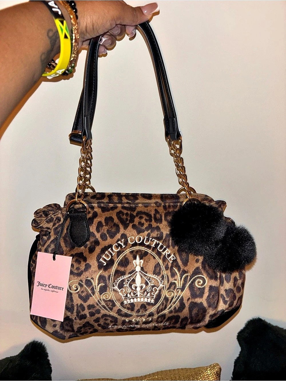 Juicy Couture Leopard Print Shoulder Bag NWT